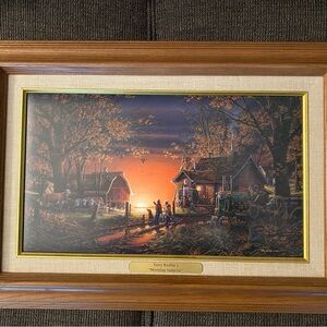 Terry Redlin’s “Morning Surprise”
Linen design oil painting